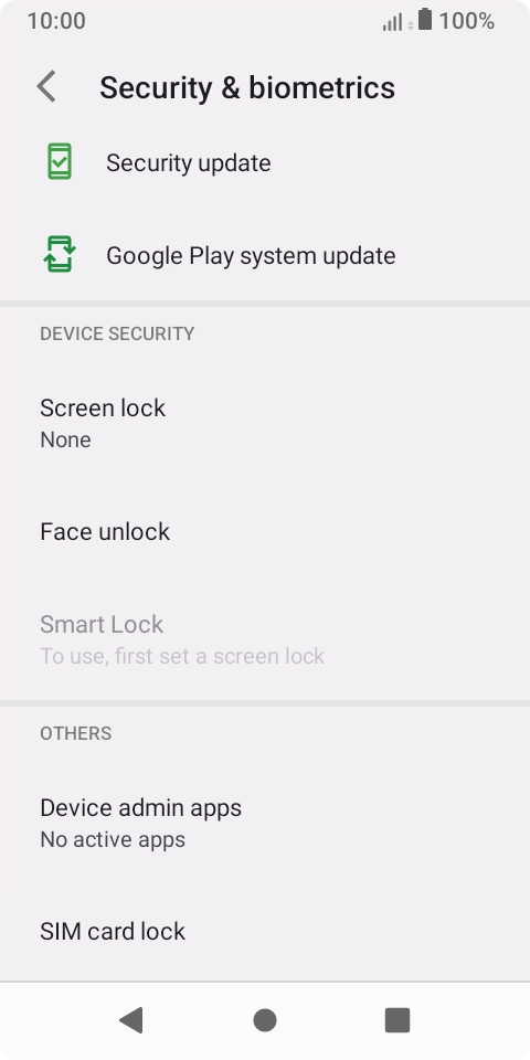 Press the Home key to return to the home screen.