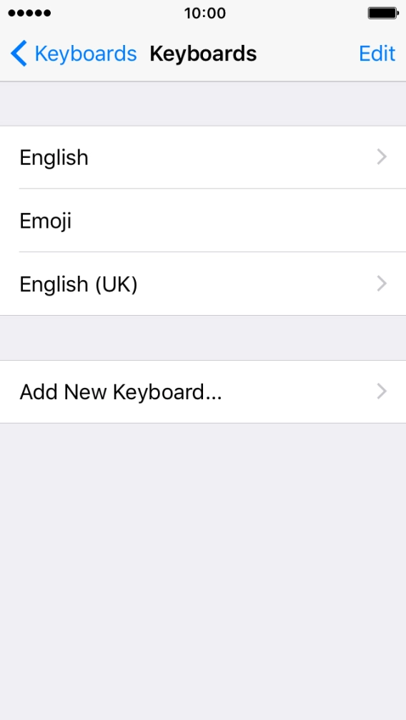 Press the Home key to return to the home screen.