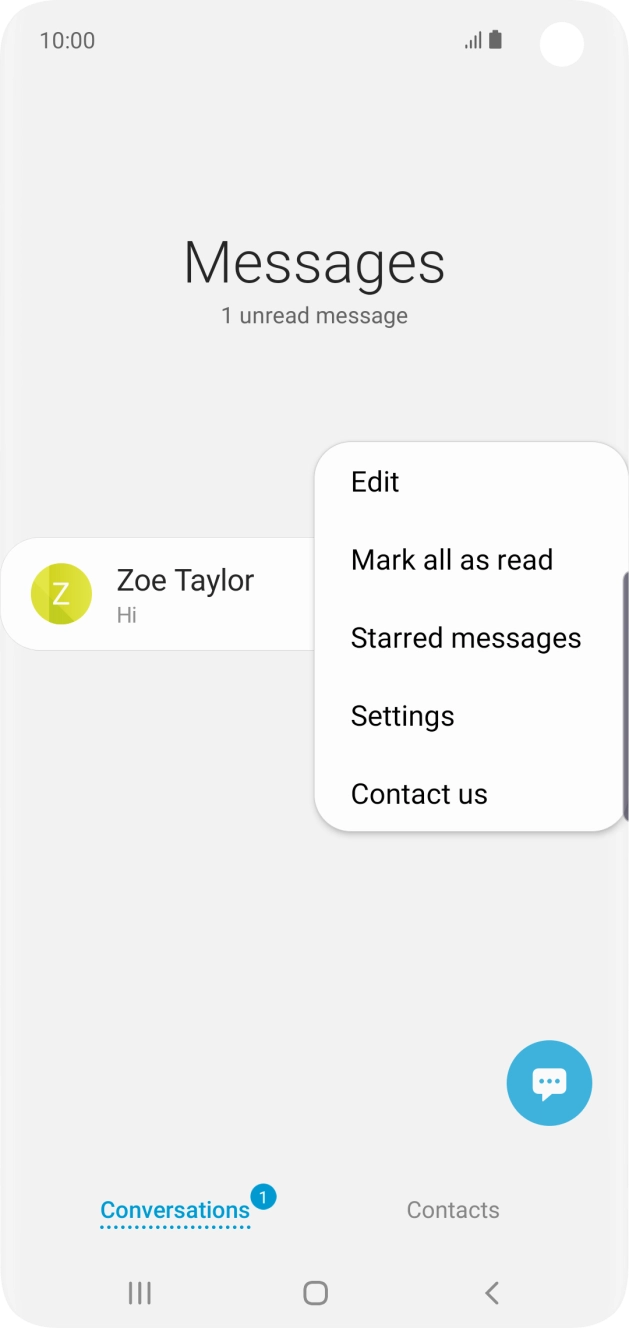Press Settings. Press Settings.