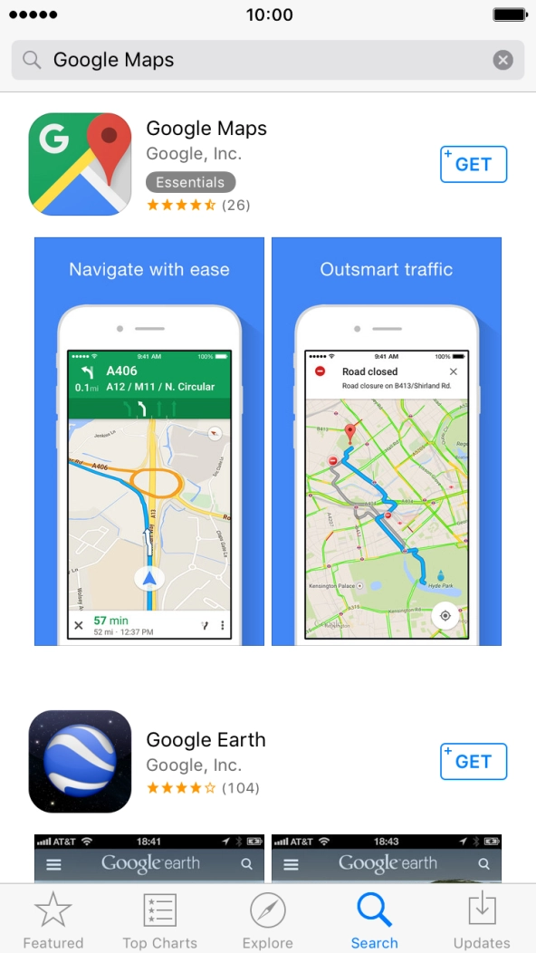 Press Google Maps. Press Google Maps.