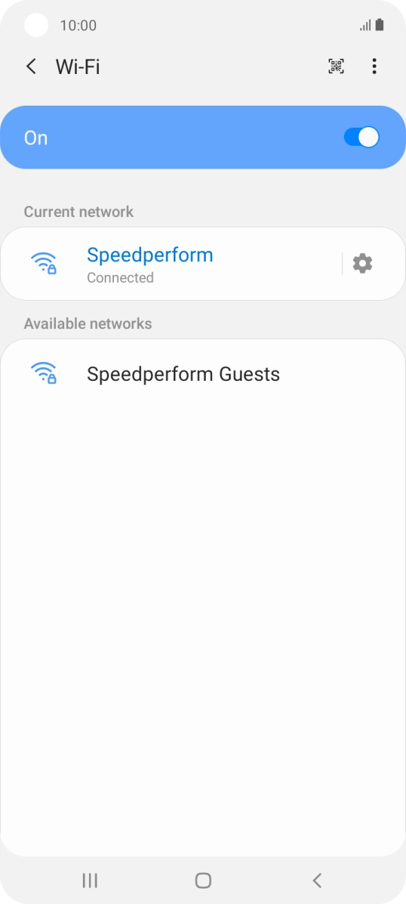 Press the Home key to return to the home screen.