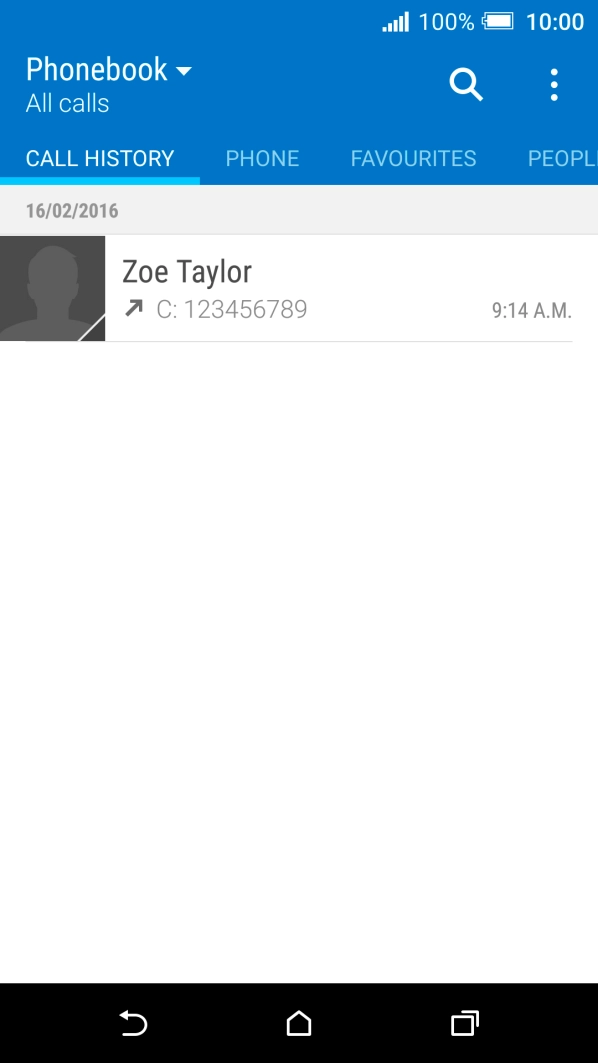 Press the Home key to return to the home screen.