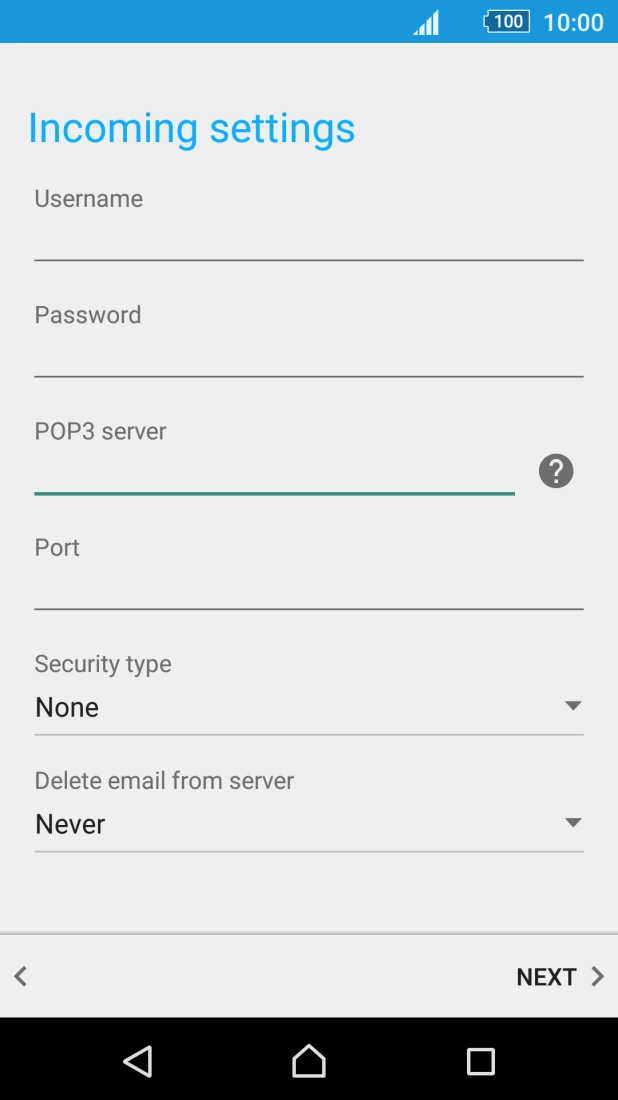 Press the field below Press the field below