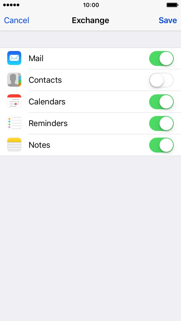 If this screen is displayed, you email account has been recognised and set up automatically. Follow the instructions on the screen to key in more information and finish setting up your phone.