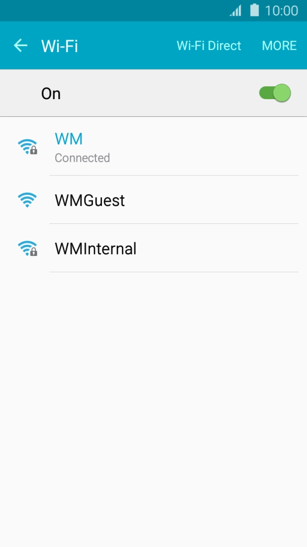 Press the Home key to return to the home screen.