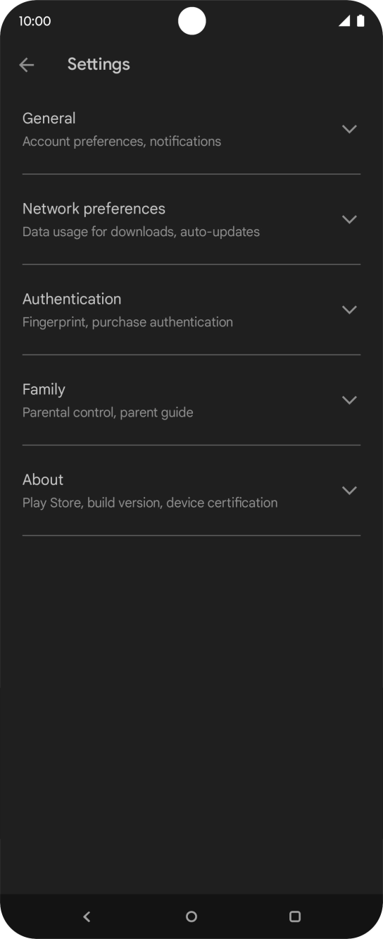 Press Network preferences.