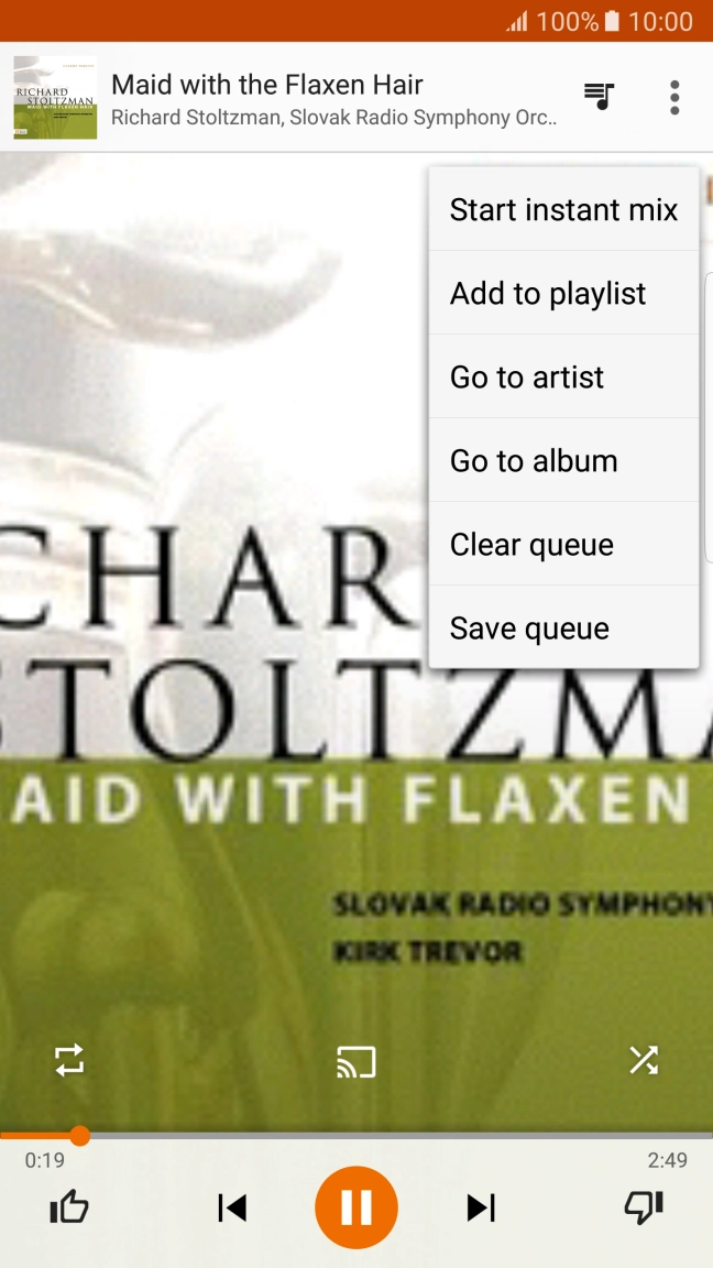 Press Add to playlist.