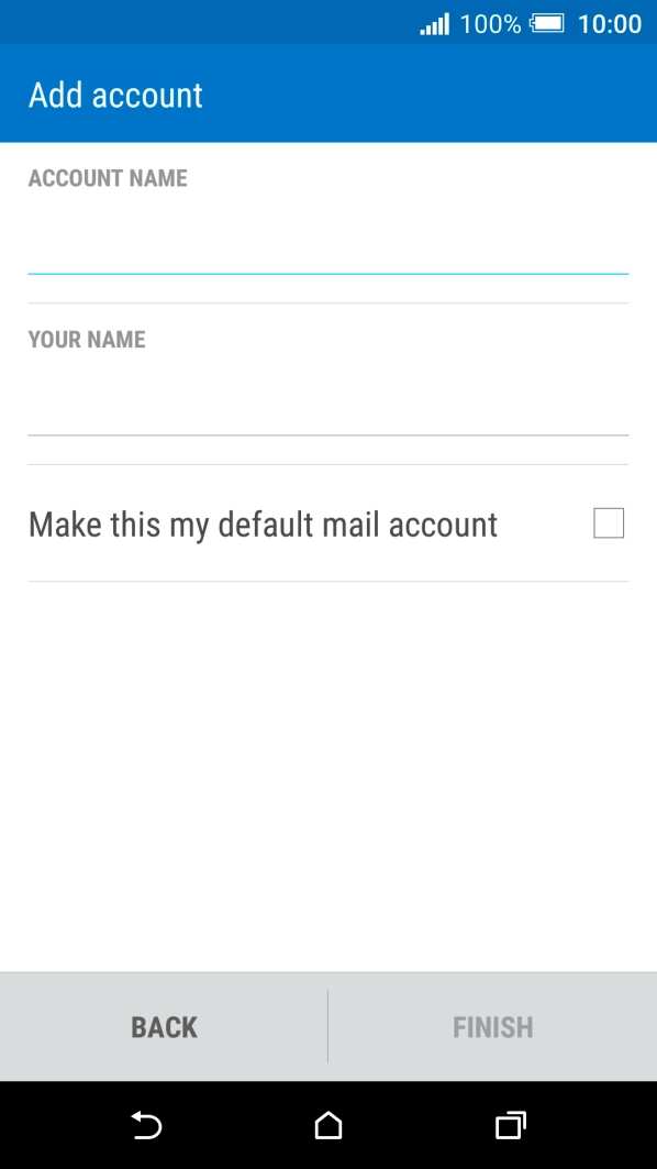 Press the field below 