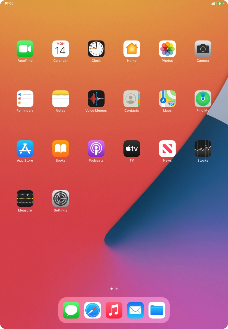 When the battery charging icon is displayed, the battery is charging.