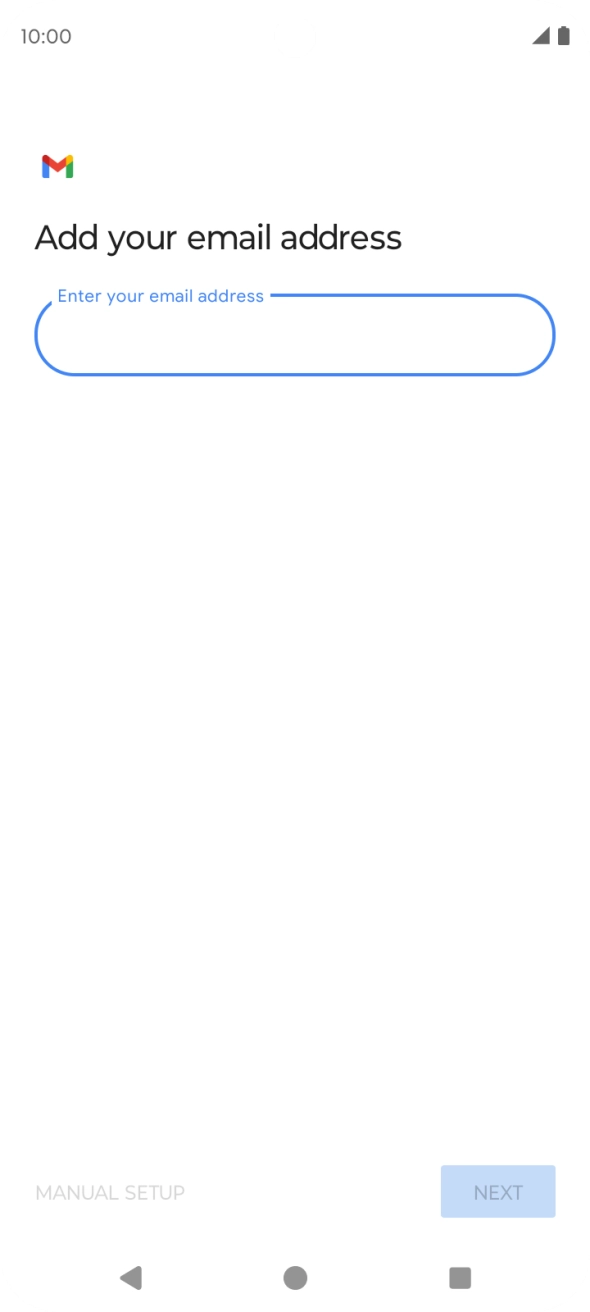 Press the field below 