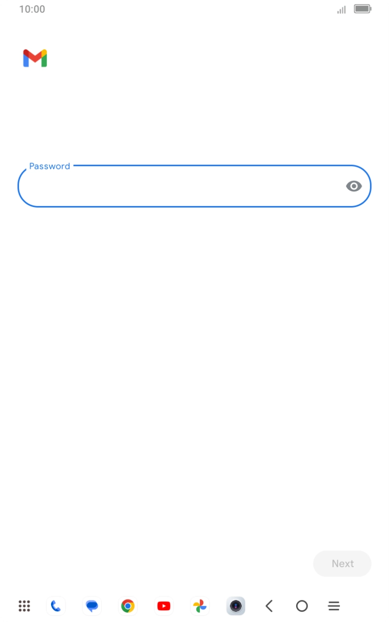 Press the field below 