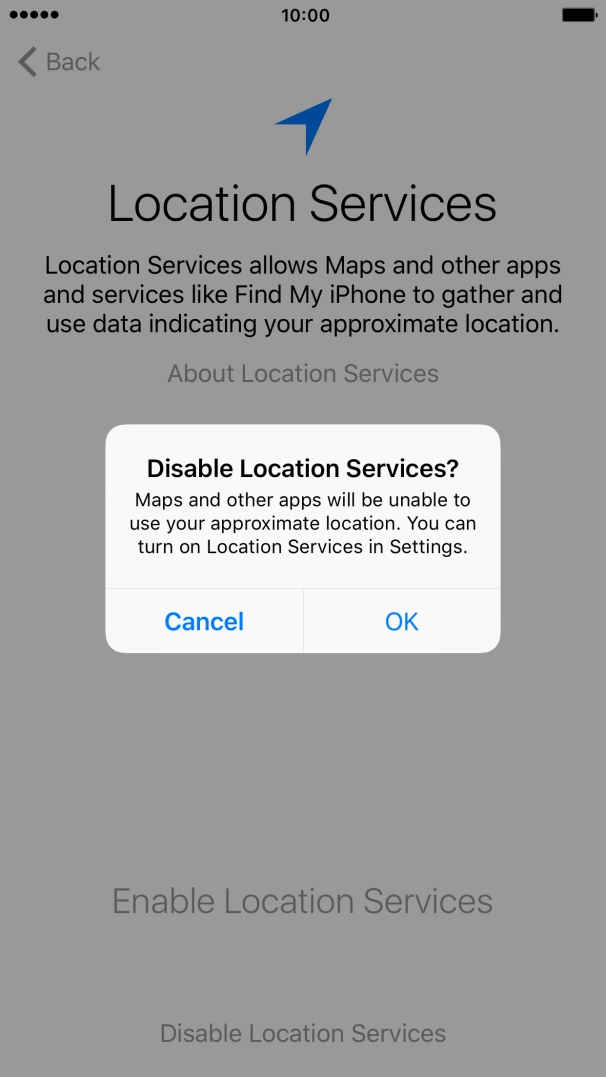 If you turn off the function, press OK.