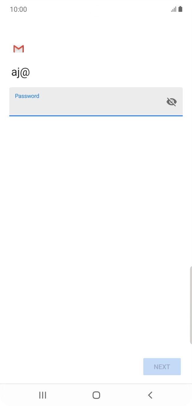 Press the field below 