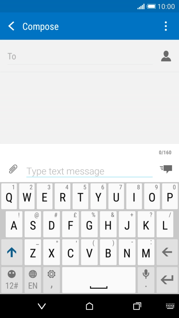 Open a new note, message or email to bring up the keypad and your phone is ready for text input.