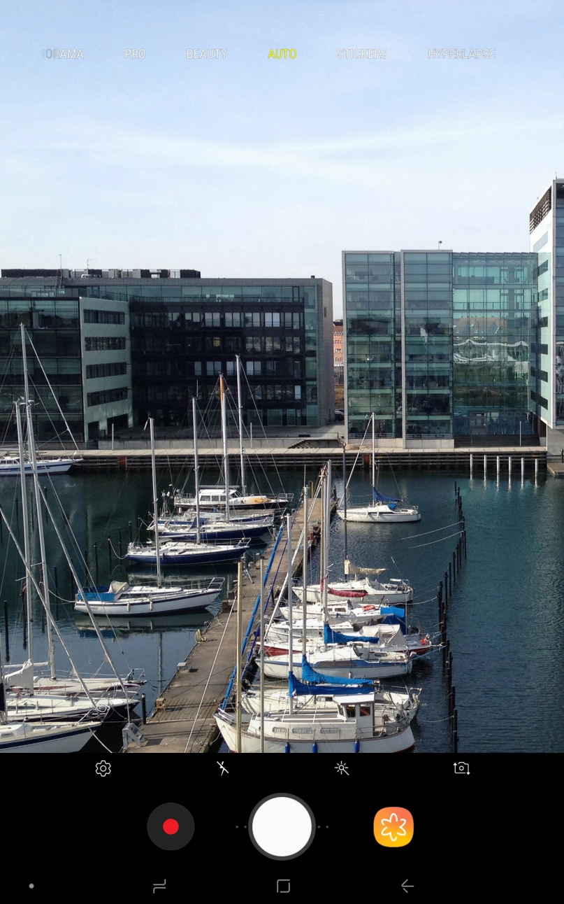 Press the flash icon repeatedly to select the required setting.