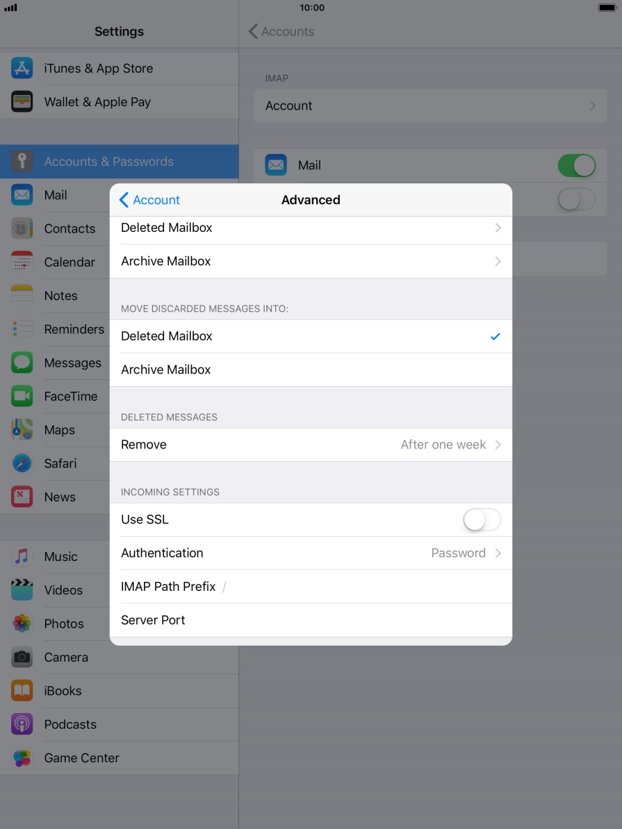 Press the indicator next to Press the indicator next to