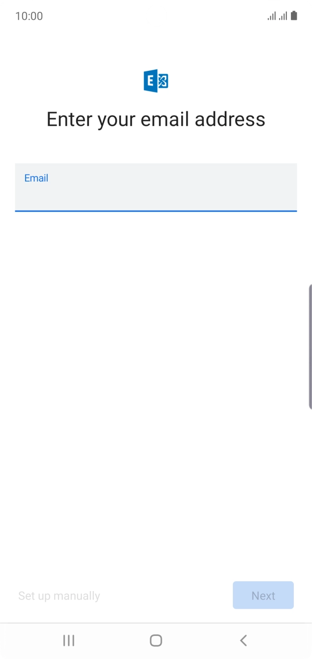 Press the field below 