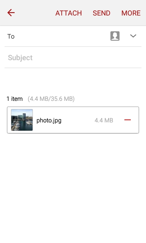 Press To and key in the first letters of the recipient's name.