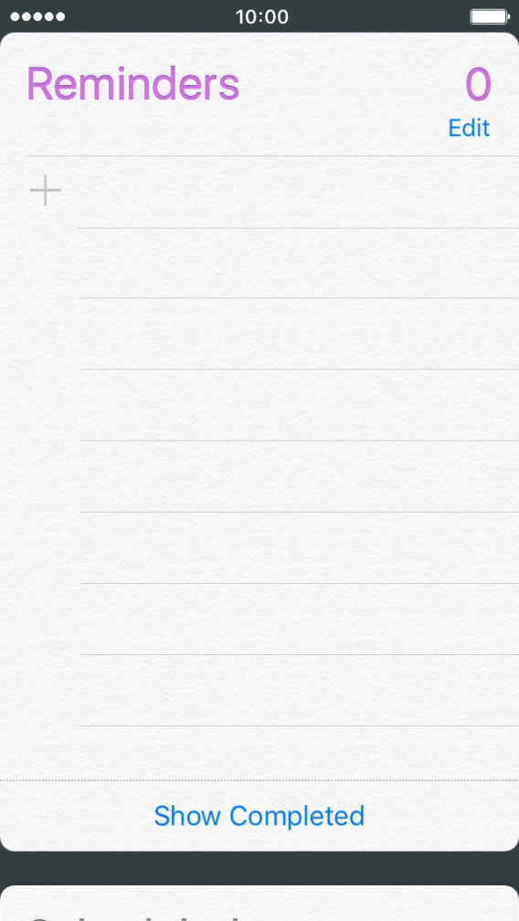 Press the text input field and key in the required text.