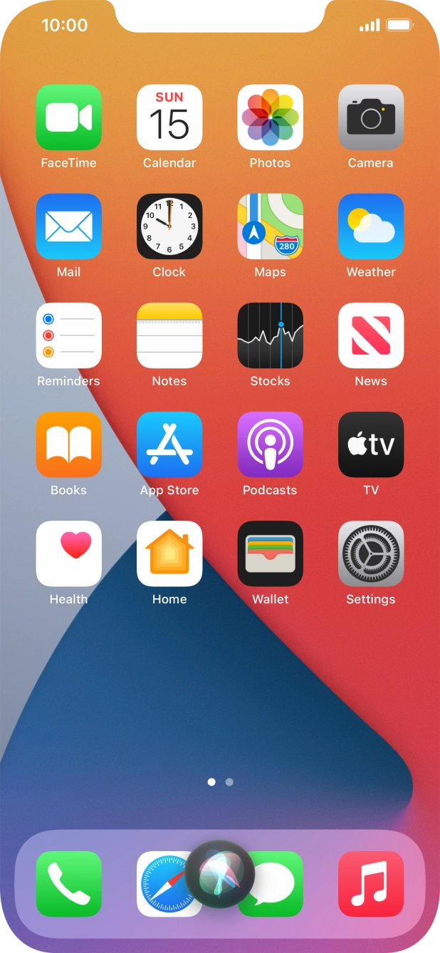 Say, in your own words, what you would like your phone to do, e.g.: CAMERA, CALL [contact], SEARCH THE WEB FOR [information].