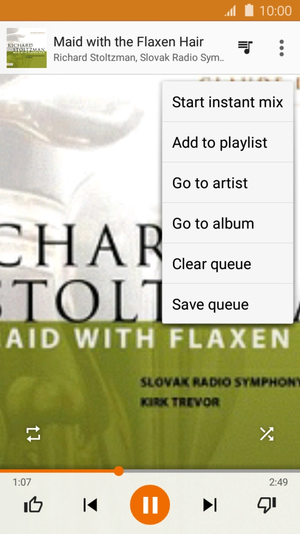 Press Add to playlist.