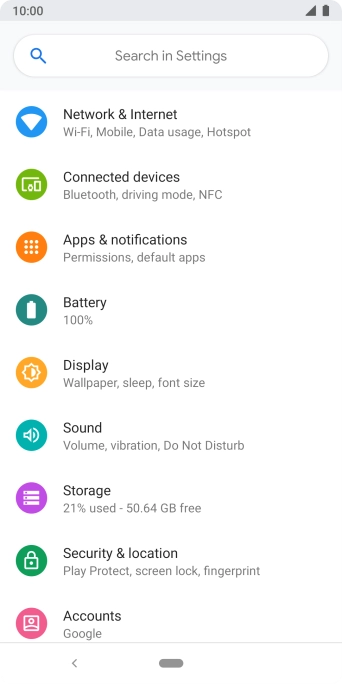 Press Apps & notifications. Press Apps & notifications.