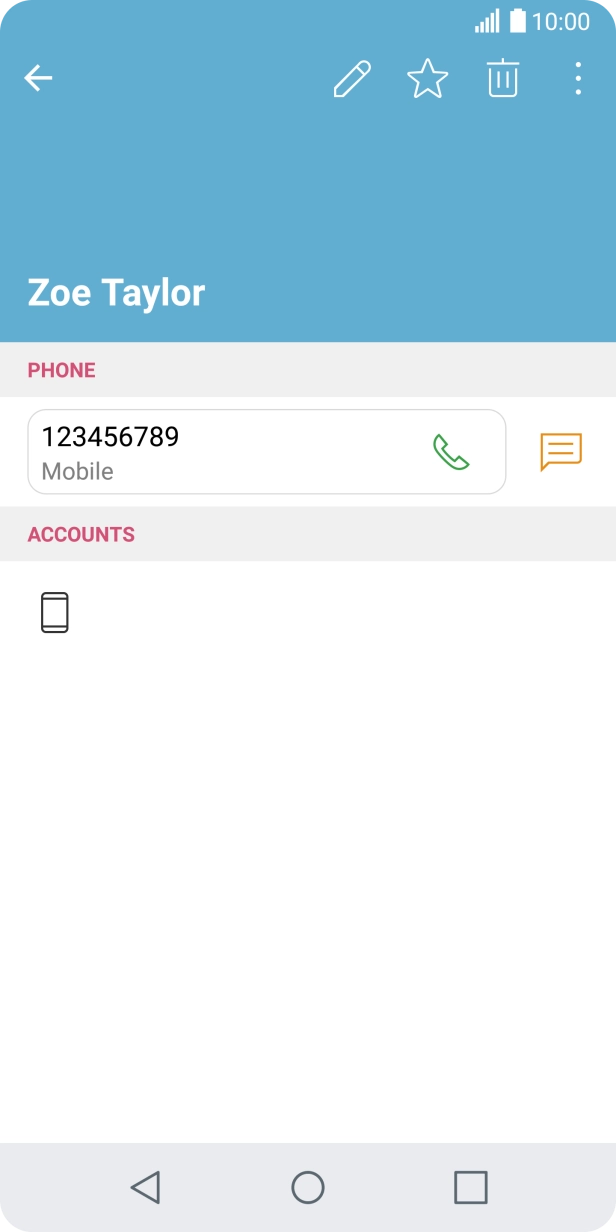 Press the Home key to return to the home screen.