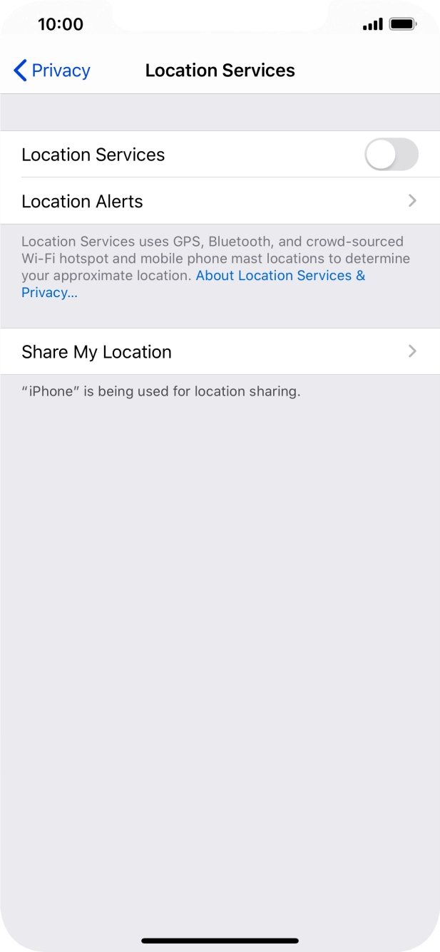 Press the indicator next to Press the indicator next to