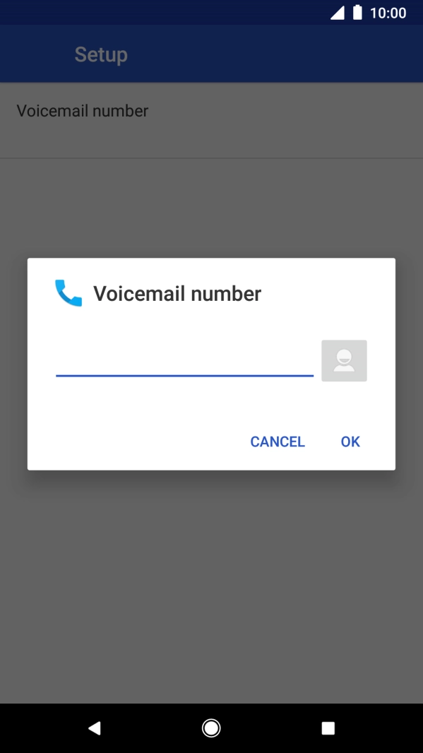 Key in +61101 and press OK.
