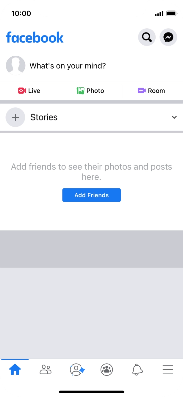 Press the text input field.