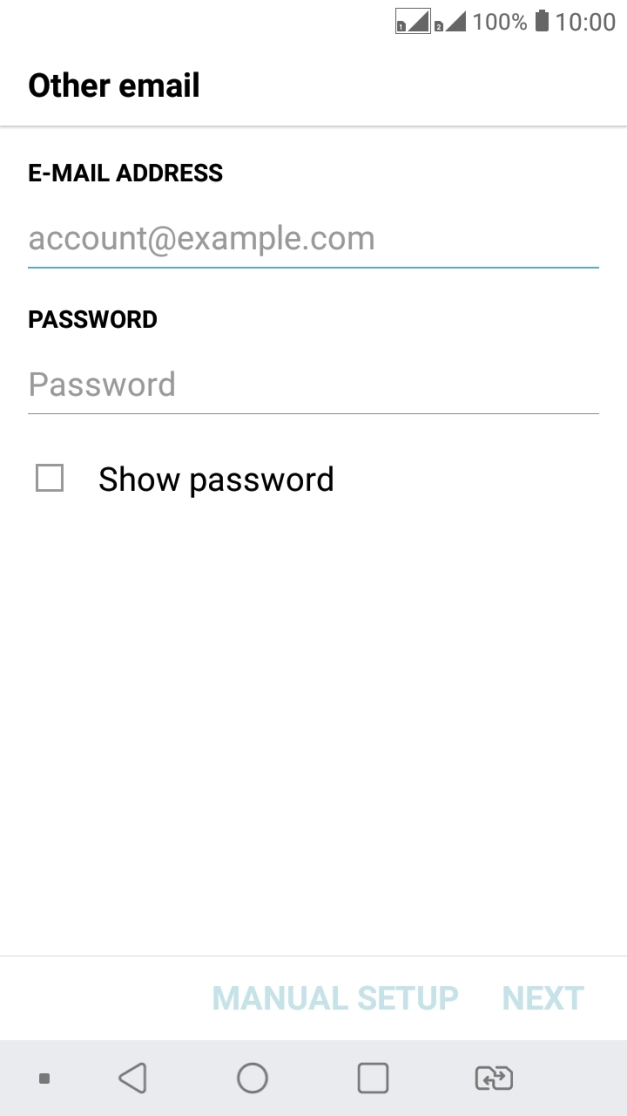 Press the field below 