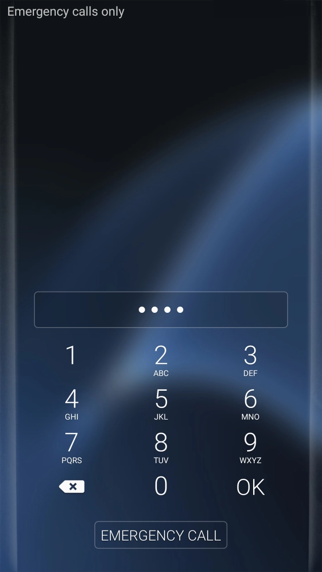 Key in a new four-digit PIN and press OK.