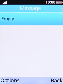 Press the Left selection key. Press the Left selection key.