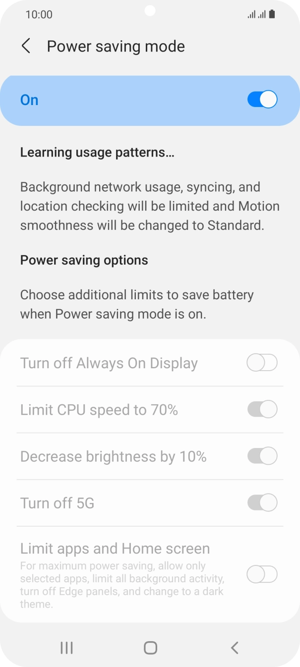 Press the Home key to return to the home screen.