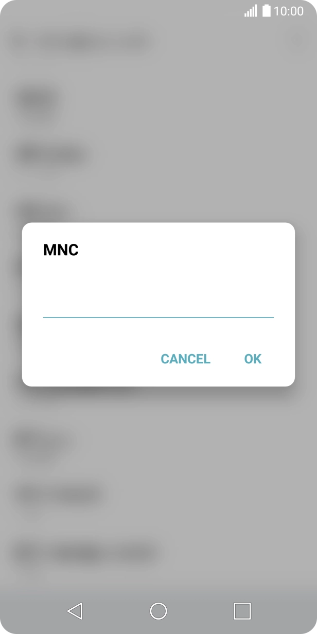 Key in 01 and press OK.