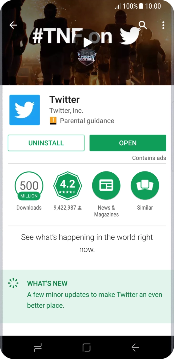 Press the Home key to return to the home screen.