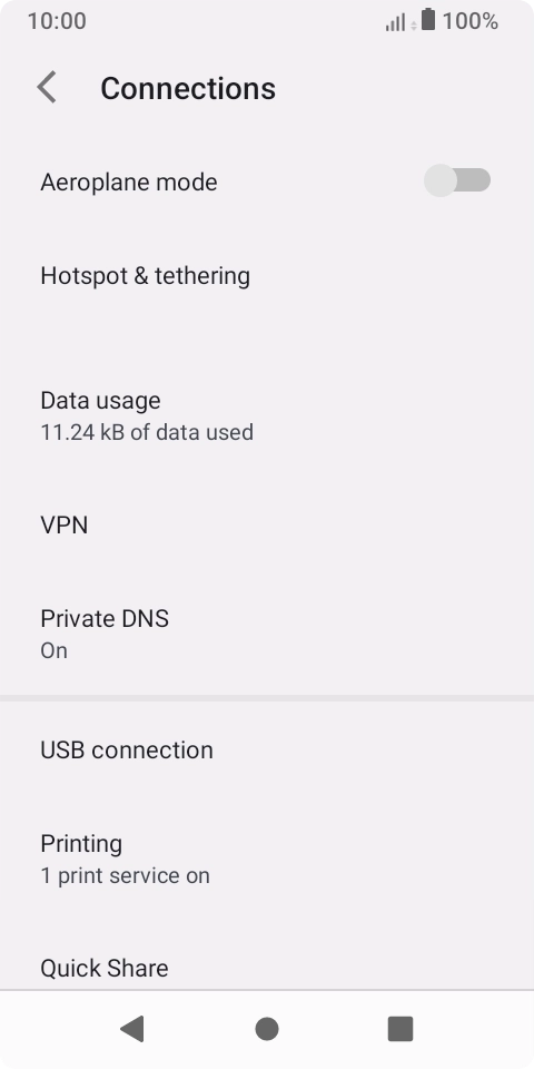 Press Hotspot & tethering.