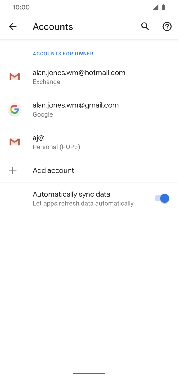 Slide your finger upwards starting from the bottom of the screen to return to the home screen.