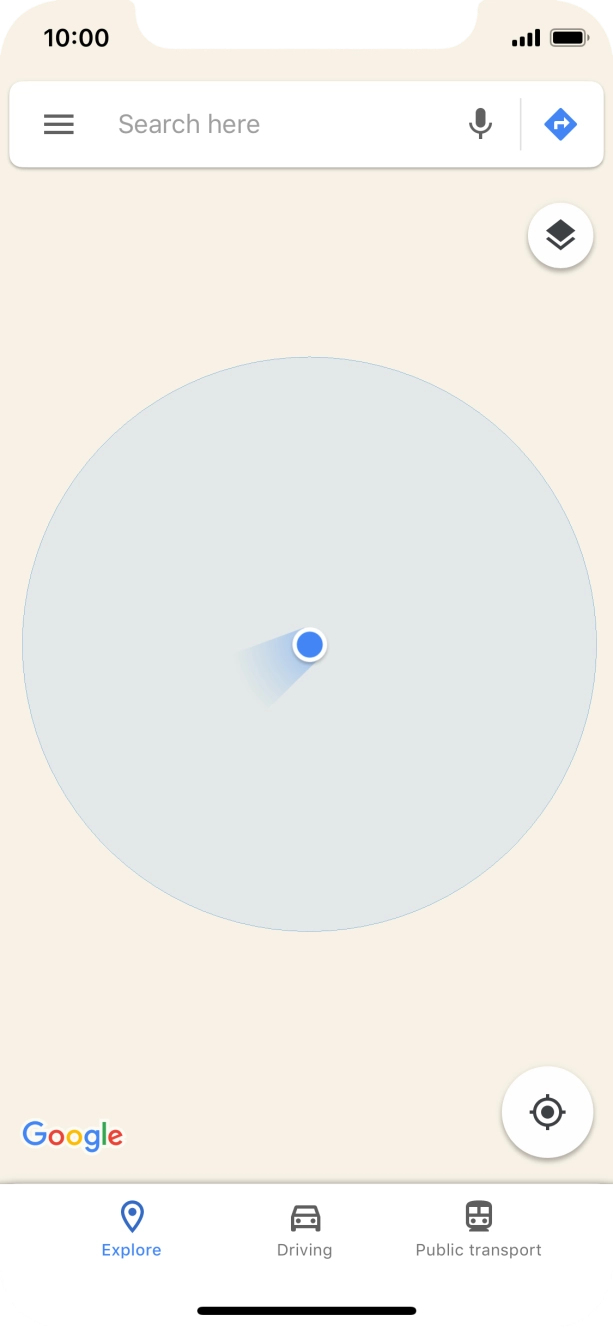 Press the search field and key in the required search word.