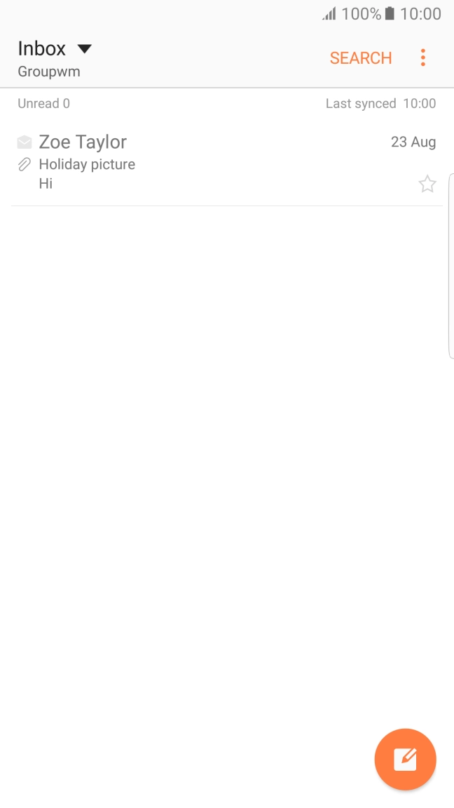 Press the drop down list.