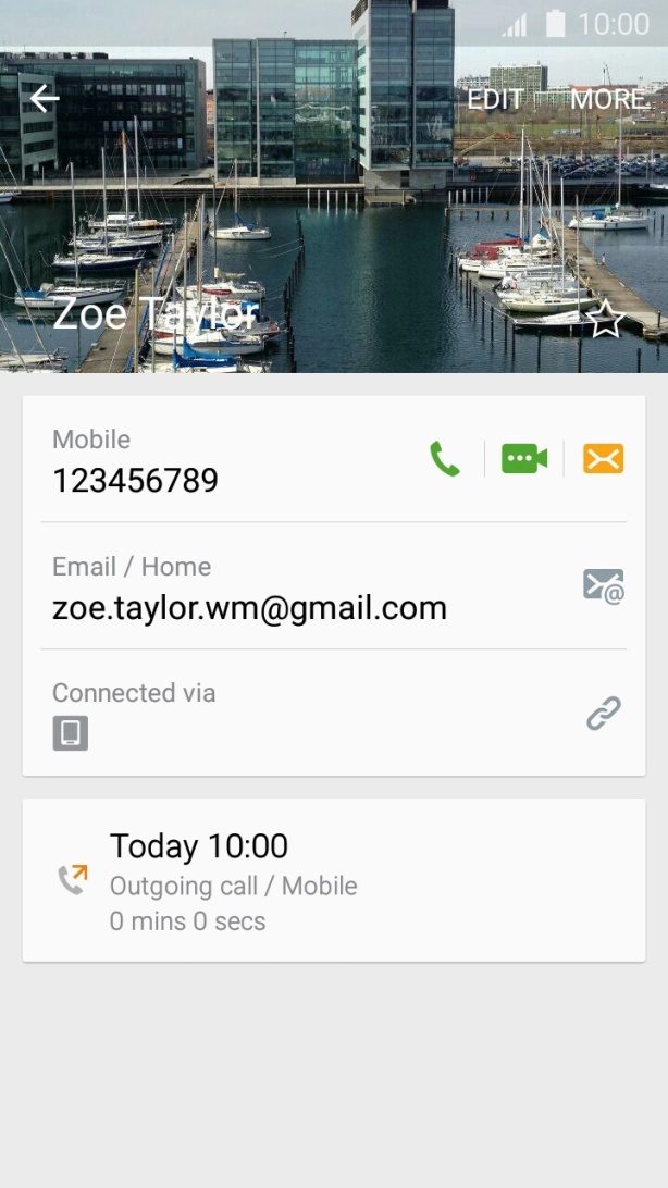 Press the Home key to return to the home screen.