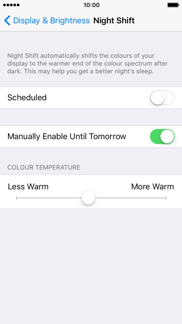 Press the indicator below 