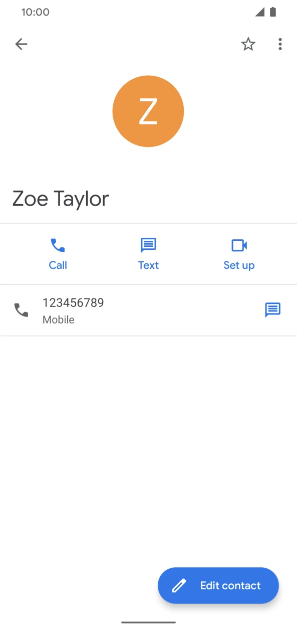 Slide your finger upwards starting from the bottom of the screen to return to the home screen.