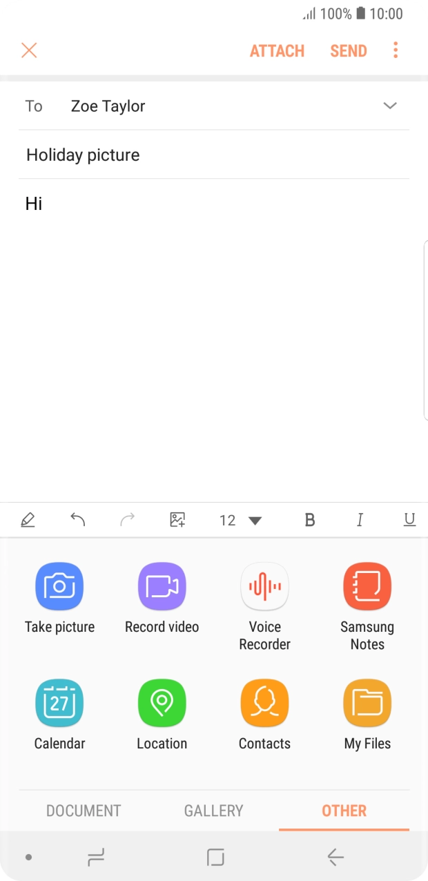 Press My Files and go to the required folder.