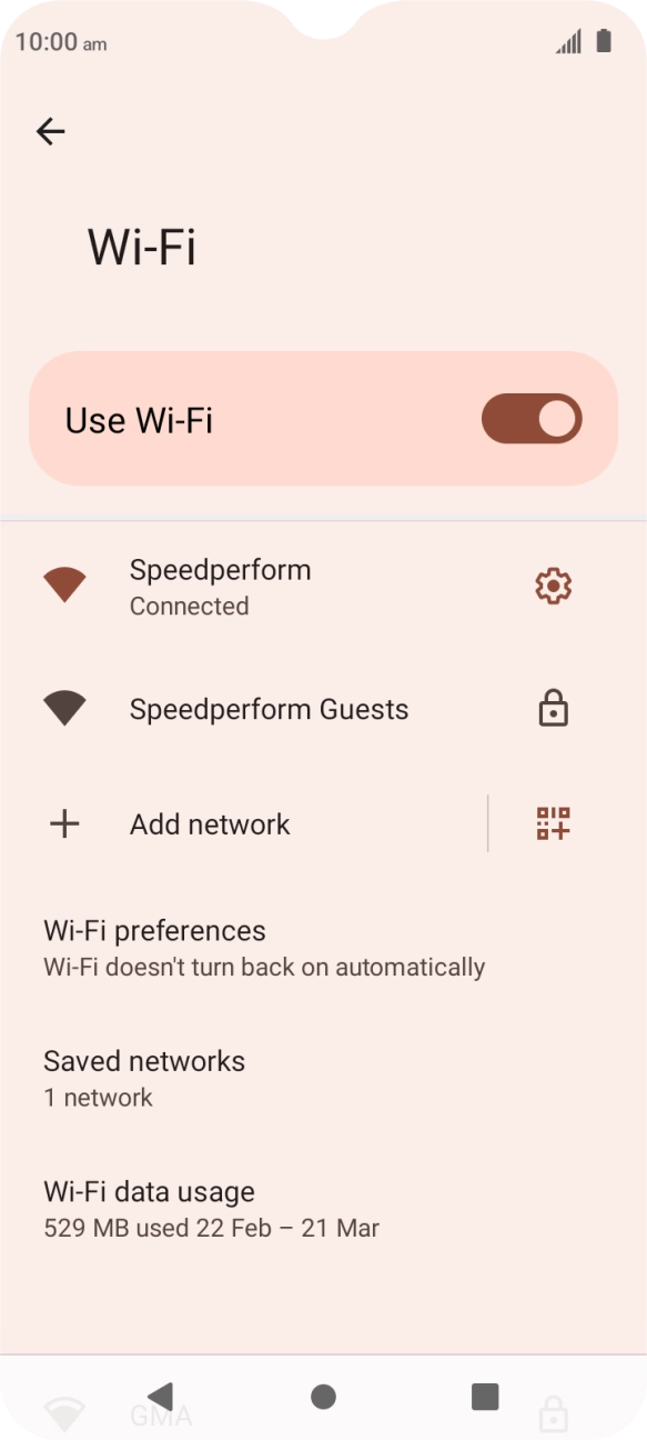 Press the Home key to return to the home screen.