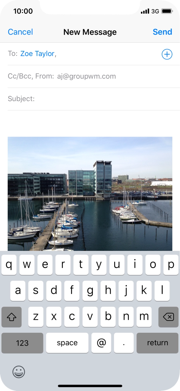 Press Subject and key in the required subject.
