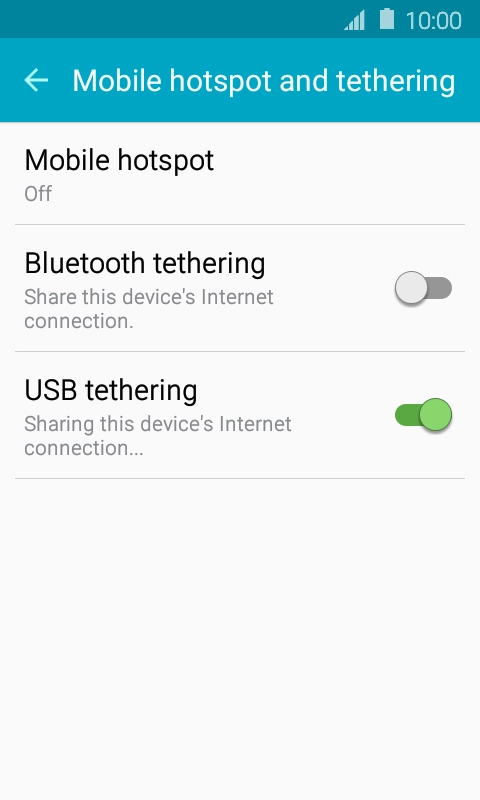 Press the Home key to return to the home screen.