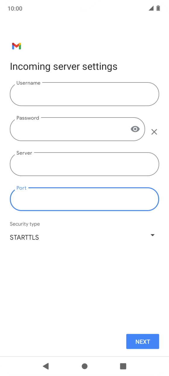 Press the drop down list below 