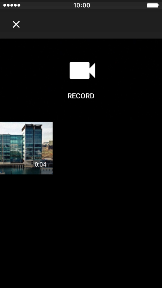 Press the required video clip.