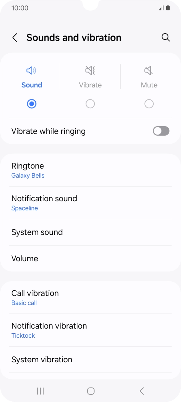 Press Ringtone.